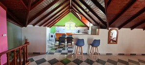 Interior - Spacious apartment with breathtaking sea view, near Réserve Cousteau (Bouillante)