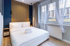 1 bedroom, iron/ironing board, WiFi, bed sheets - Silesian Deluxe Apartment (Katowice)