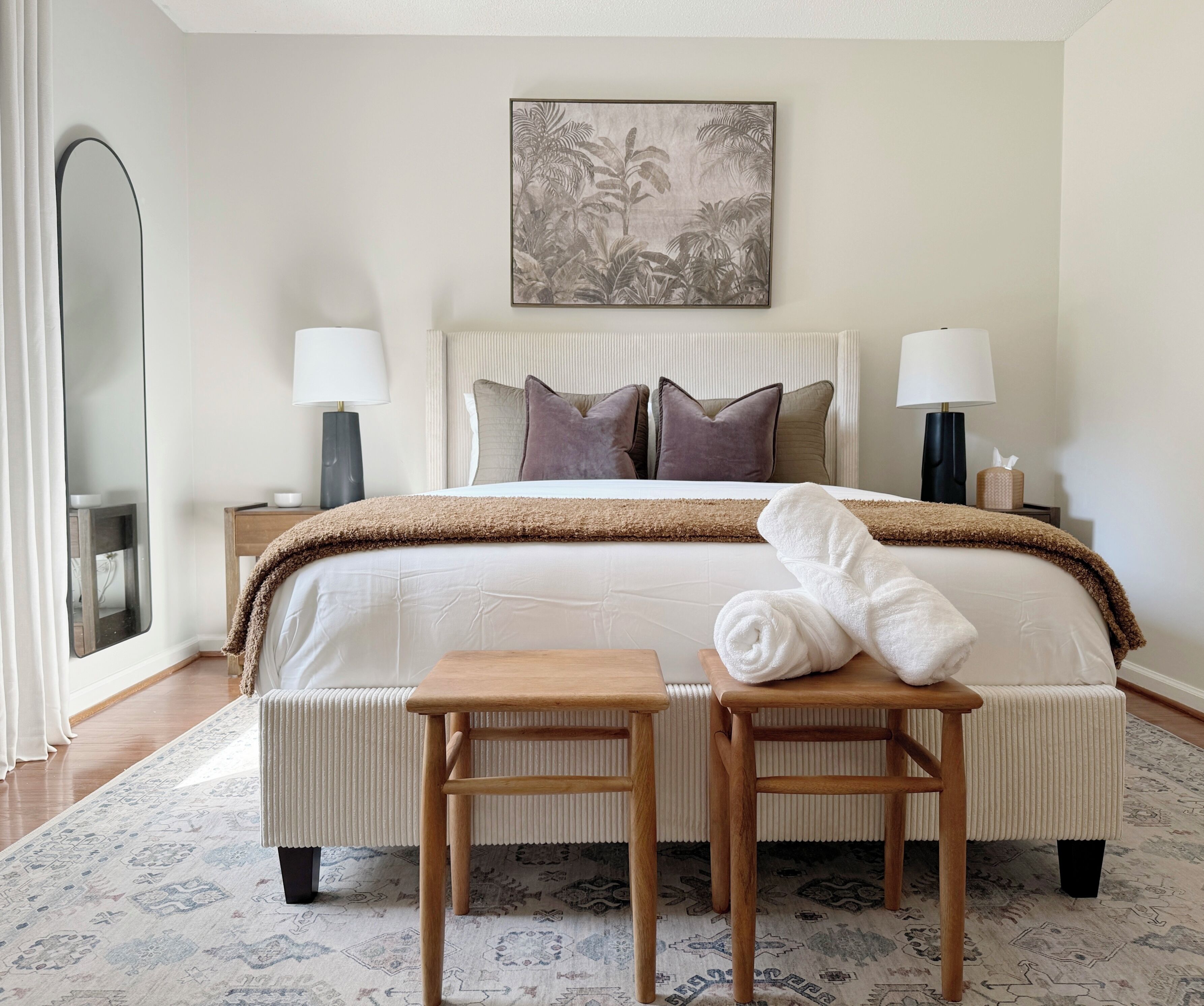 4 Schlafzimmer, Schreibtisch, Bügeleisen/Bügelbrett, Reisekinderbett