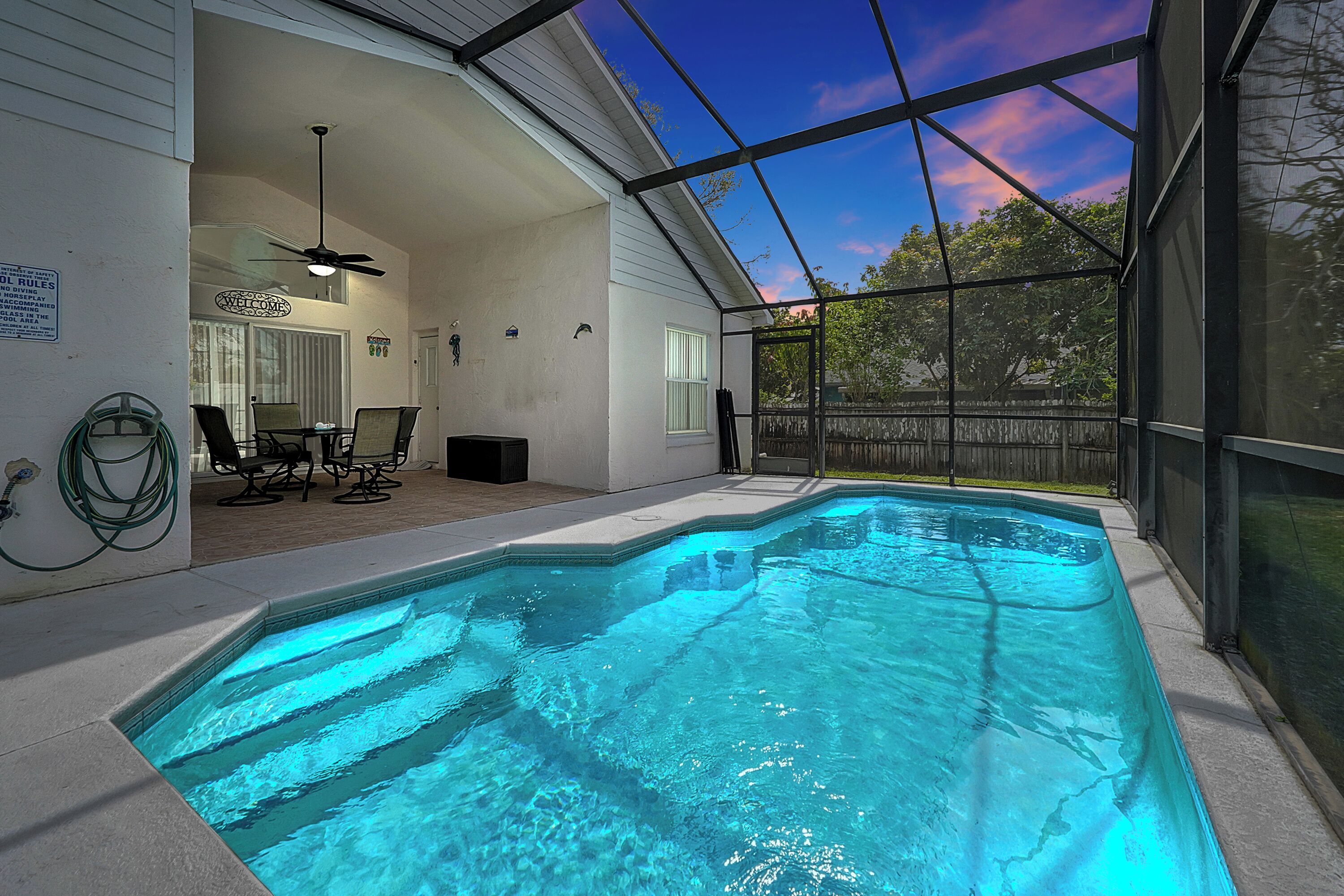 Piscine chauffée