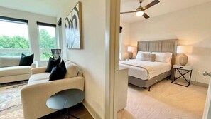 2 bedrooms, internet, bed sheets