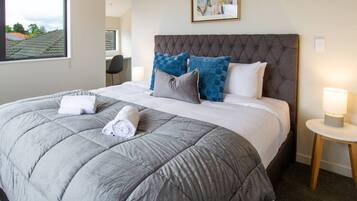 Desk, iron/ironing board, travel crib, free WiFi