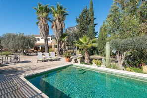 Pool - SON FUSTER D'ABAIX - Rustic finca with private pool and free Wifi (Alaró)