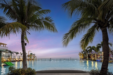 Outdoor pool, open 8:00 AM to 10:30 PM, pool umbrellas, sun loungers