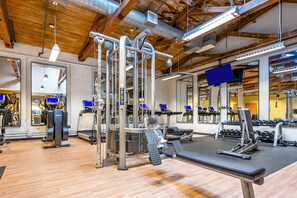 Fitness facility - Blueground | Kendall Sq, AC, w/d, nr MIT Museum (Cambridge)