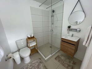 Shower, hair dryer