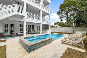 Ferienhaus, eigener Pool | Eigener Whirlpool