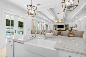 House, Private Pool | Private kitchen | Full-size fridge, microwave, oven, stovetop