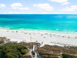 Beach nearby, white sand