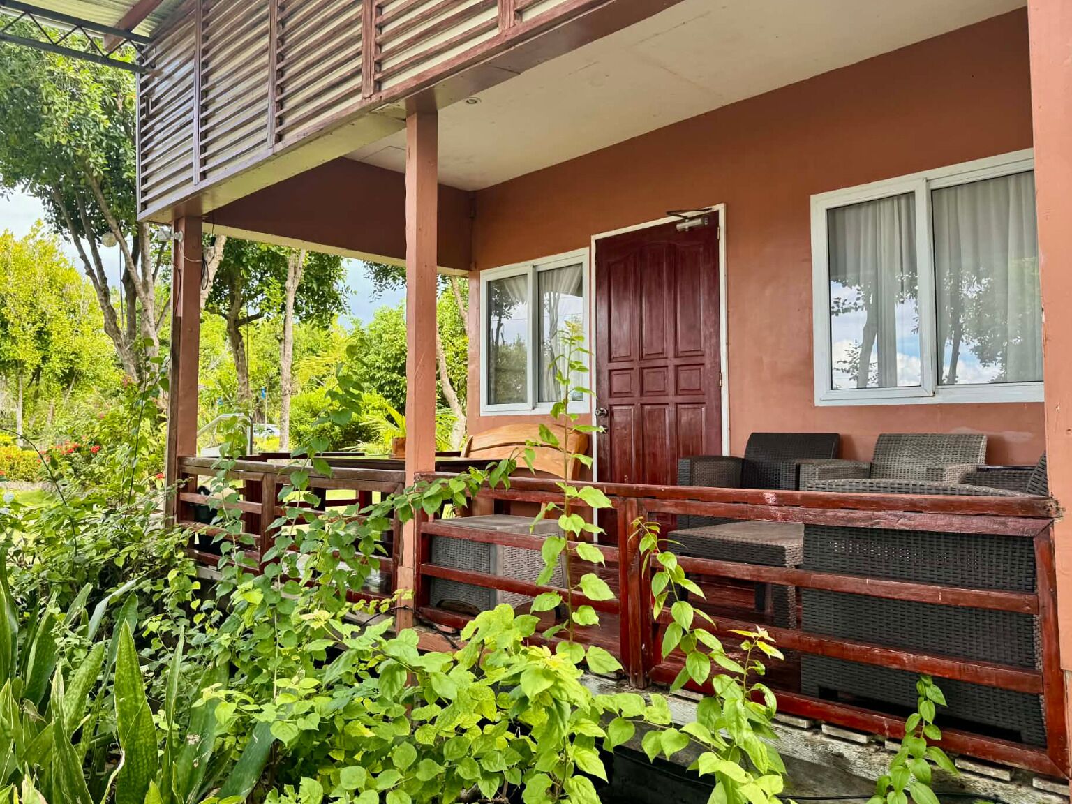 独特平房, 3 张单人床, 海景, 海滨 | 露台