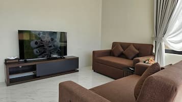 Villa, Private Pool, Pool View | Living area