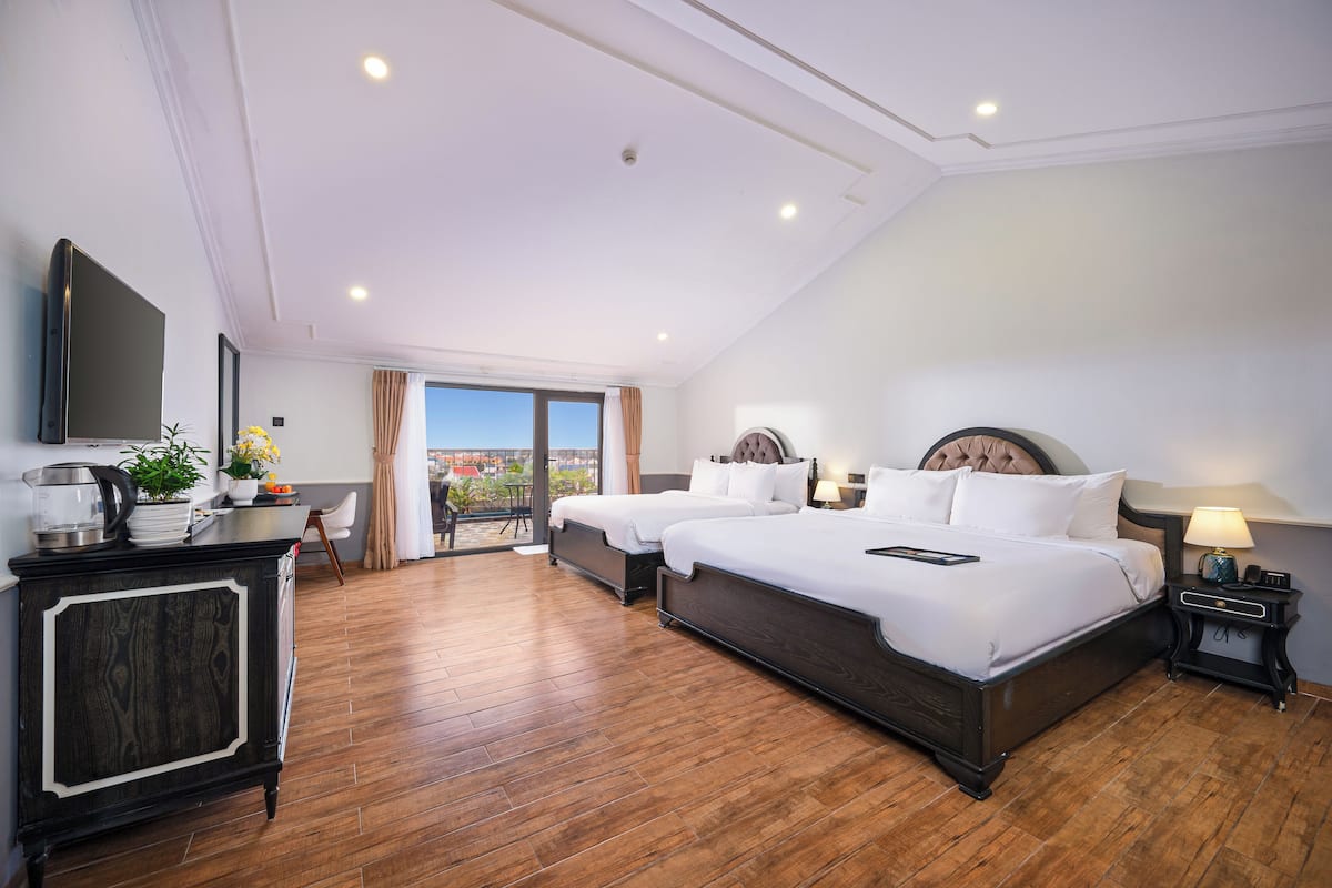 Family Quadruple Room, Balcony, Ocean View | Beach/ocean view