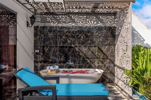 Family Quadruple Room, Balcony, Ocean View | Memory foam beds, in-room safe, blackout drapes, soundproofing - JM Hoi An Beach Hotel (Da Nang)