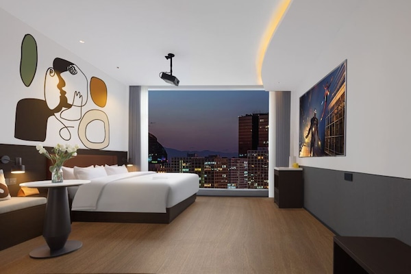 Superior Double Room, City View | Down comforters, laptop workspace, blackout drapes, soundproofing