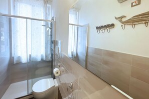 Shower, hair dryer