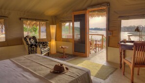 1 slaapkamer, een bureau, gratis wifi, beddengoed