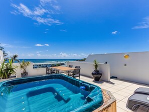 Luxury Apartment, 3 Bedrooms, Sea View, Oceanfront | Private spa tub - Luxe Oceanfront Haven with a Rooftop Spa (Kingscliff)
