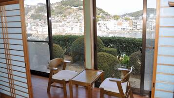 Traditionele kamer, niet-roken, uitzicht op zee (Japanese Style) | Een bureau, gratis wifi