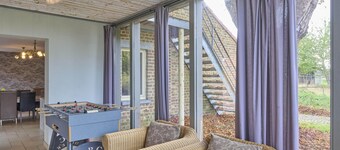 Fine spacious holiday home with a terrace