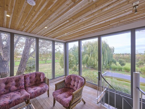 Fine spacious holiday home with a terrace