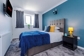 Familiehus | 3 soverom, strykejern/-brett og wi-fi (inkludert)