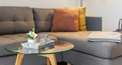 Ferienwohnung 'Knappenstube 7' in einem Hotel mit Gemeinschaftsgarten, Balkon und Wi-Fi