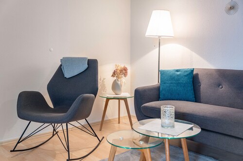 Ferienwohnung 'Markgraf 8' mit Gemeinschaftsgarten, Balkon und Wi-Fi