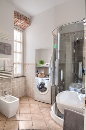 Shower, hair dryer, bidet