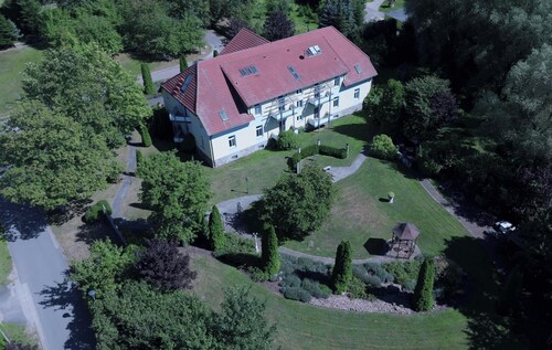 Ferienwohnung 'Burgfräulein 9A' mit Gemeinschaftsgarten und Wi-Fi