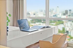 Apartamento, 2 quartos, vista para a cidade | Vista do quarto