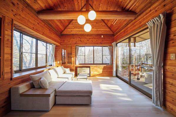 Superior Villa, Garden View | View from room - rinne 2nd living Kitakaruizawa Forest (Tsumagoi)