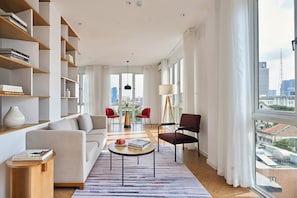 Appartement, 1 chambre | Aire de séjour