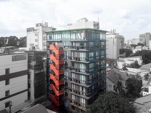 Fassade der Unterkunft