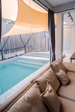 Deluxe Villa, 2 Bedrooms, Private Pool, Pool View | View from room