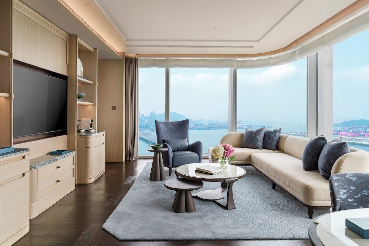 Suite, 1 King Bed (View) | 1 bedroom, premium bedding, down comforters, minibar