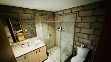 Hair dryer, towels