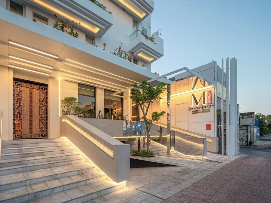 Mặt tiền nơi lưu trú