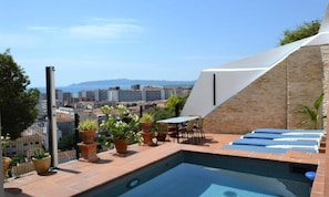 Indoor pool, outdoor pool