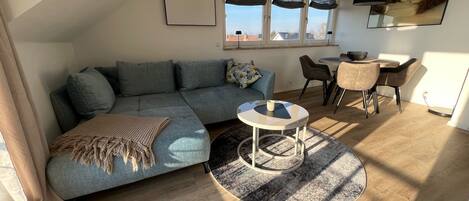 Televisie en een tafeltennistafel