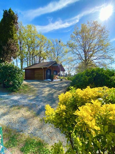 Chalet with swimming pool. Magnificent view!