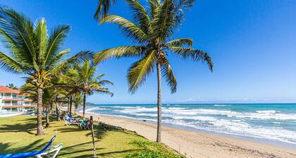 Apartamento frente al mar en Cabarete con piscina y acceso a la playa
