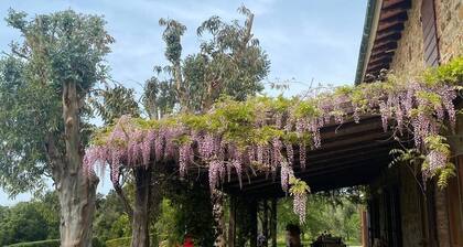 Luxury stone house, large private pool and stunning seaview, 3 golf courses nearby