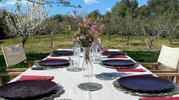 AuĂenbereich fĂŒr Bankette