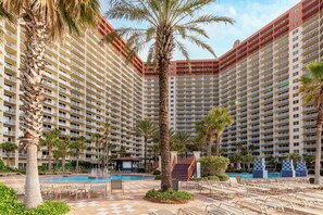 Pool - Sea and Ski: 1BR+ Bunk/2BA, Direct Gulf Views! Shores of Panama (Panama City Beach)