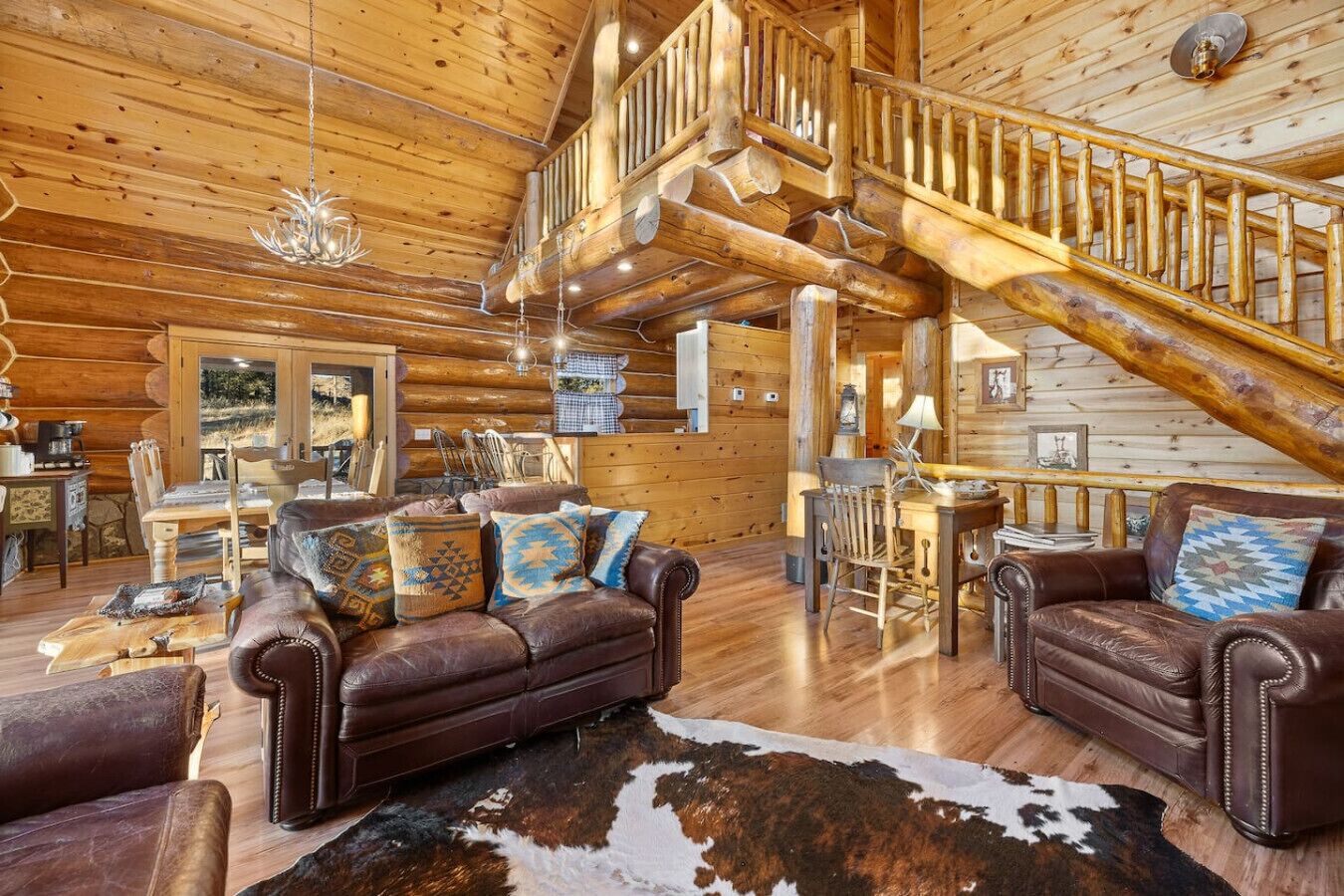 Smart TV, fireplace, foosball, books