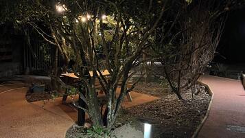 Overnattingsstedets uteområder