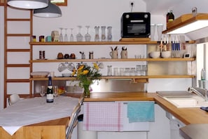 Fridge, microwave, oven, stovetop - Palatinate Forest, front garden to paradise (Elmstein)