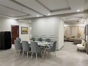 Dining - 4BR Penthouse: Sky-High Luxury with Margalla views. (Islamabad)