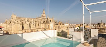 ISG Apartments: Modern attic/pool at the Cathedral