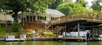Escape to Sunset Cove, a serene lakeside retreat with modern comforts, stunning views